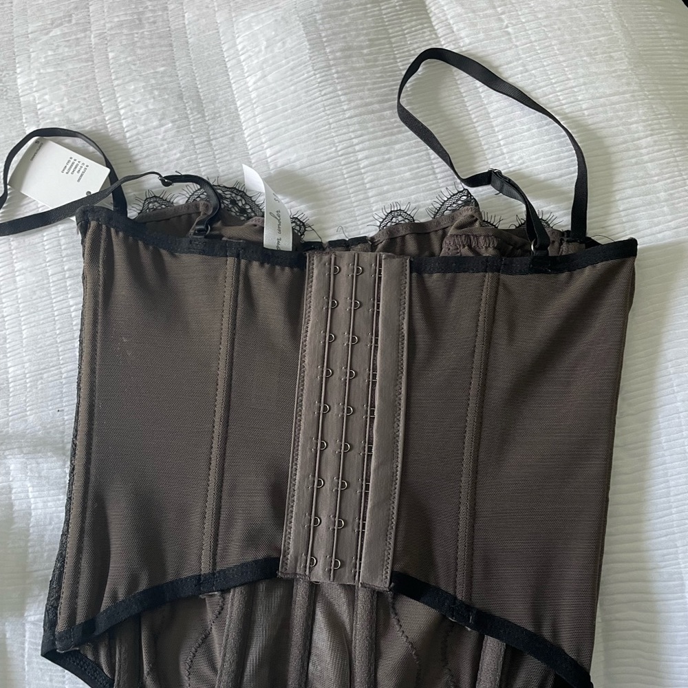 Black Urban Corset Top - Picture 2 of 3